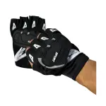md stay fit Sports Fingerless Gloves with Protective Padding, Nylon Material