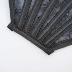 Black Floral Lace Sculpting Corset