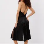 Lace Robe and Slip Dress Set