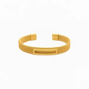 Stainless Steel Pure Classic Open Bracelet BR-39