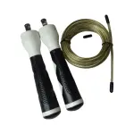 MD StayFit Wire Jump Rope, Speed Skipping Rope with Non-Slip Handles, Fitness Training