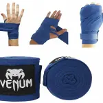 MD STAY FIT Professional Elastic Boxing & MMA Bandage - Hand Bandages & Wrist Support - Available in Length (3M/5M) - Superior Joint Protection During Fighting and Exercise - 1 Pair