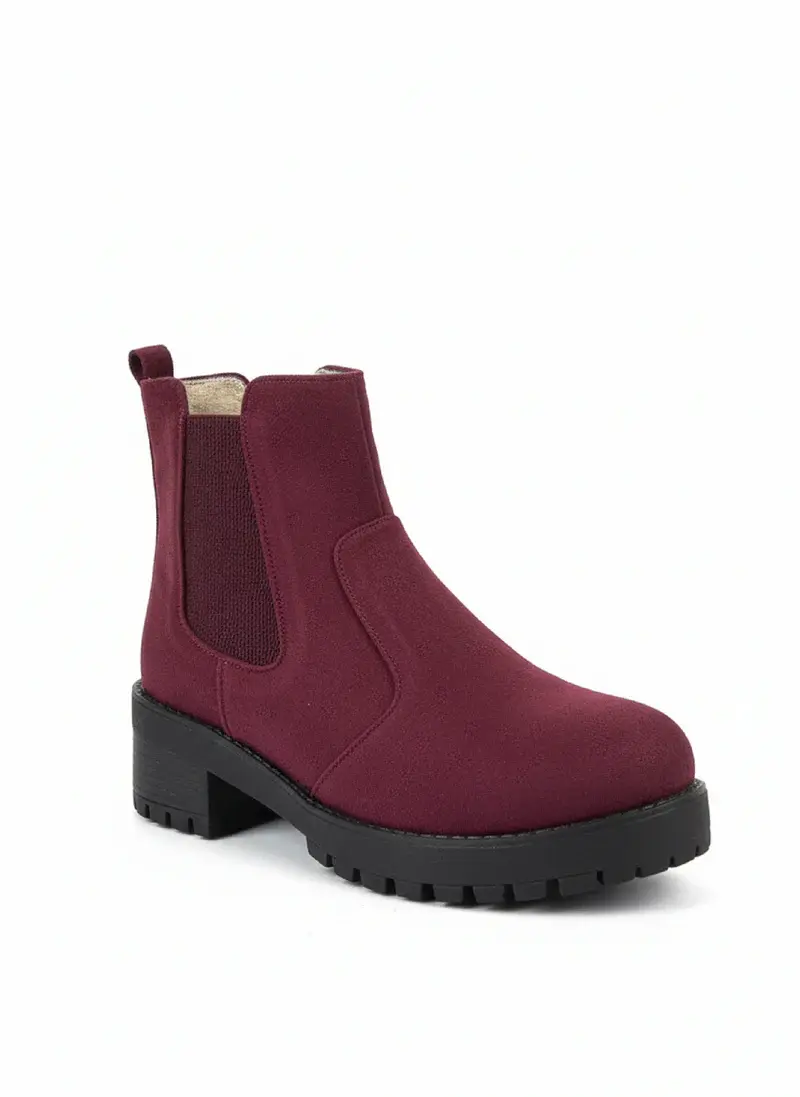 Elegant Ankle Boot Suede B-1-S
