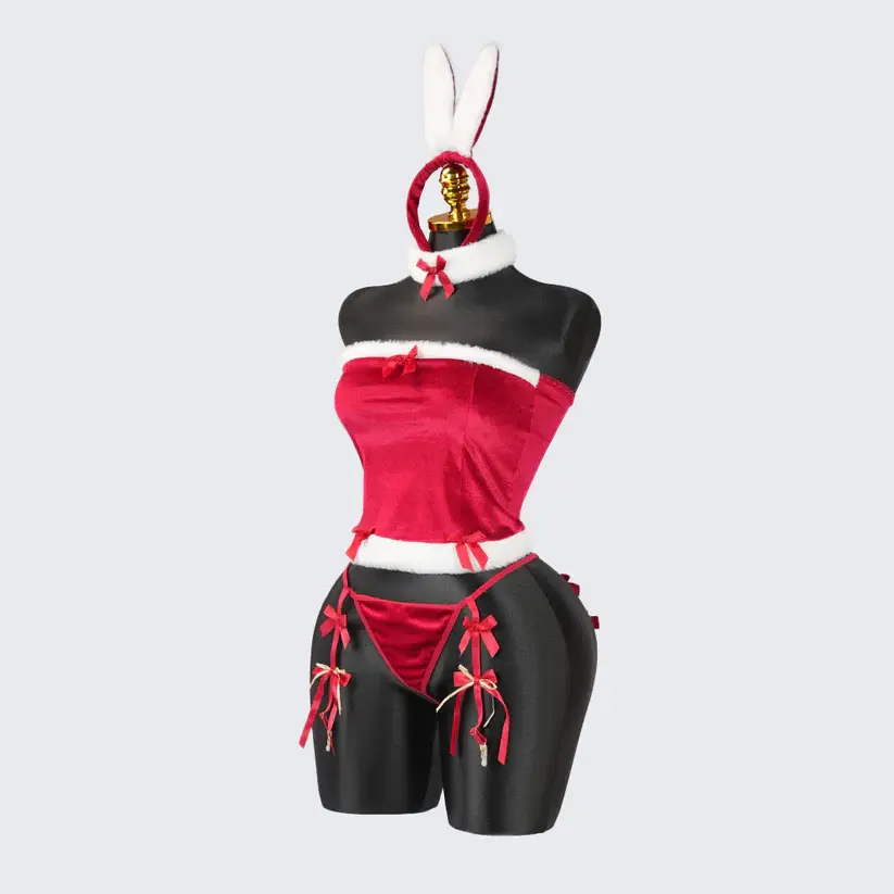 Christmas Bunny Girl Cosplay Set
