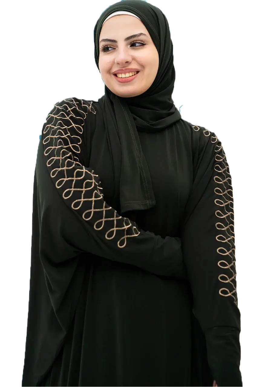 الإسدال الملكي بتطريز ذهبي