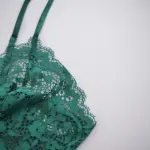 Green Full-body Lace Top Panty Set