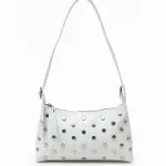 Studded Leather Shoulder Bag BA-53