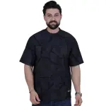 Black and Steel Fashion Oversize T-Shirt