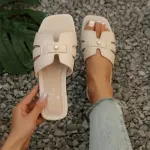 Women's Slippers with Pearl Detail SF-77