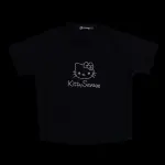 KITTY SAVAGE BABY TEE(BLACK)