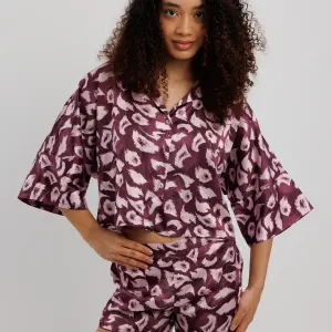 Chic Royal Feather Pajama