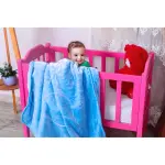 CozyNest Baby Blanket (Sky Blue)