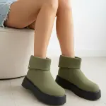 Casual Boots with Fold-Down Collar B-59