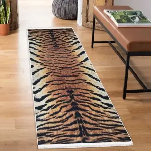 Light Blanket Printed French Design (Brown), 1.7KG