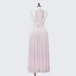 Elegant Seductive Mesh Embroidered Spaghetti Strap Long Dress