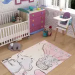 Baby Elephant Kids Digital Carpet
