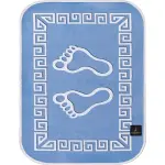 Blue Steps Digital Bathroom Set Non Slip 3Pieces