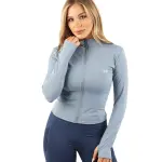 Verde Women's Zip Blue Jacket