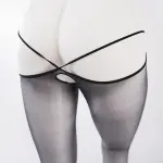 Embroidered Pantyhose Bell Pendant Ultra-Thin Stockings