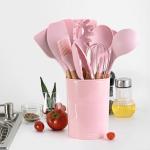 طقم سيليكون بالحامل ١٢قطعة