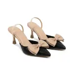 Elegant Heels with a Royal Bow C-127