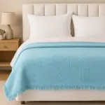 Cozy Honeycomb Throw – Soft Cotton Blend