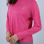 Slim Long Sleeve Fuchsia Top