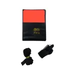 Referee Set from md stay fit with Red, Yellow Cards, Whistle, Notebook, Pencil and Professional Match Official Set