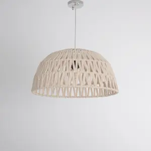 Macrame ceiling lamp-50cm