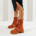 HALF BOOT MID HEELS B-44