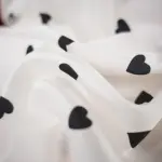 Satin Heart Printed Nightgown