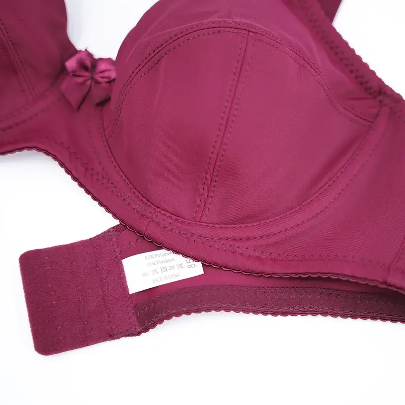 Plus Size Seamless Smooth Breathable Comfort Bra Panty Set