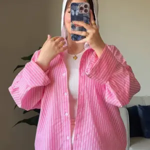Stripped shirt كم مقلوب
