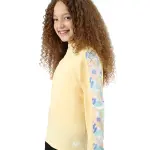 Long Sleeves Girl's Yellow Top