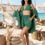 Green Three-Piece Set.