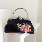 Black Florencia Clutch