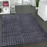 Velvet Pile Carpet Dark Grey