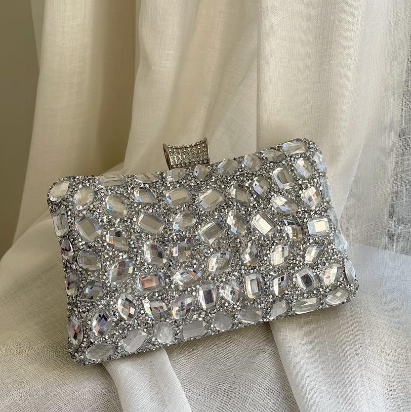 Silver Celestia Clutch