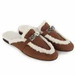 Fur Suede Mules