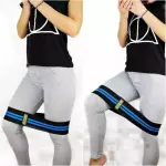 MD Stay Fit Premium Leg Resistance Bands Set, Booty Exercise Bands Set, Wide Hip Bands, Workout Resistance, Non-Slip Rubber Band Loops (Set of 3