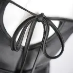 Silk Spaghetti Strap Lace Trim Camisole Pants Sleepwear Set