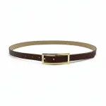 Elegant Slim Belt with Rectangular Buckle BT-11