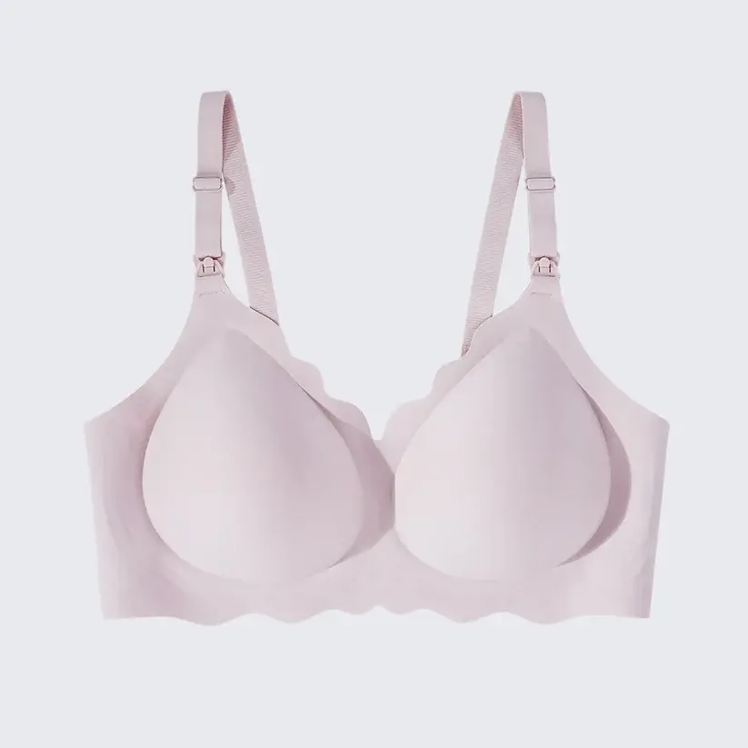 Seamless Maternity Nursing Bra Soft Wire Breastfeeding Pregnancy Bralette