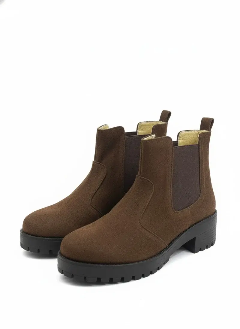 Elegant Ankle Boot Suede B-1-S