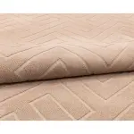 Elite Jacquard Carpet Geometric Pattern (Beige)