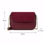 Asymmetric Flap Crossbody-camel