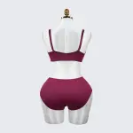 Plus Size Seamless Smooth Breathable Comfort Bra Panty Set