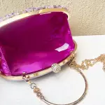 Purple Mosaic Clutch
