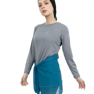 Women's Blue Hip Cover-Up