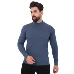 Men’s Petrol Half-Neck Top
